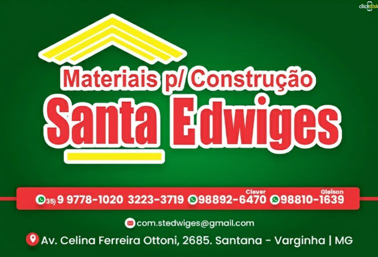 Banner SANTA EDWIGES MATERIAIS DE CONSTRUÇÃO